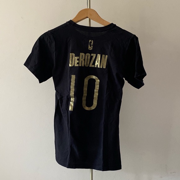 Adidas black and metallic gold Raptors tee - Picture 2 of 2